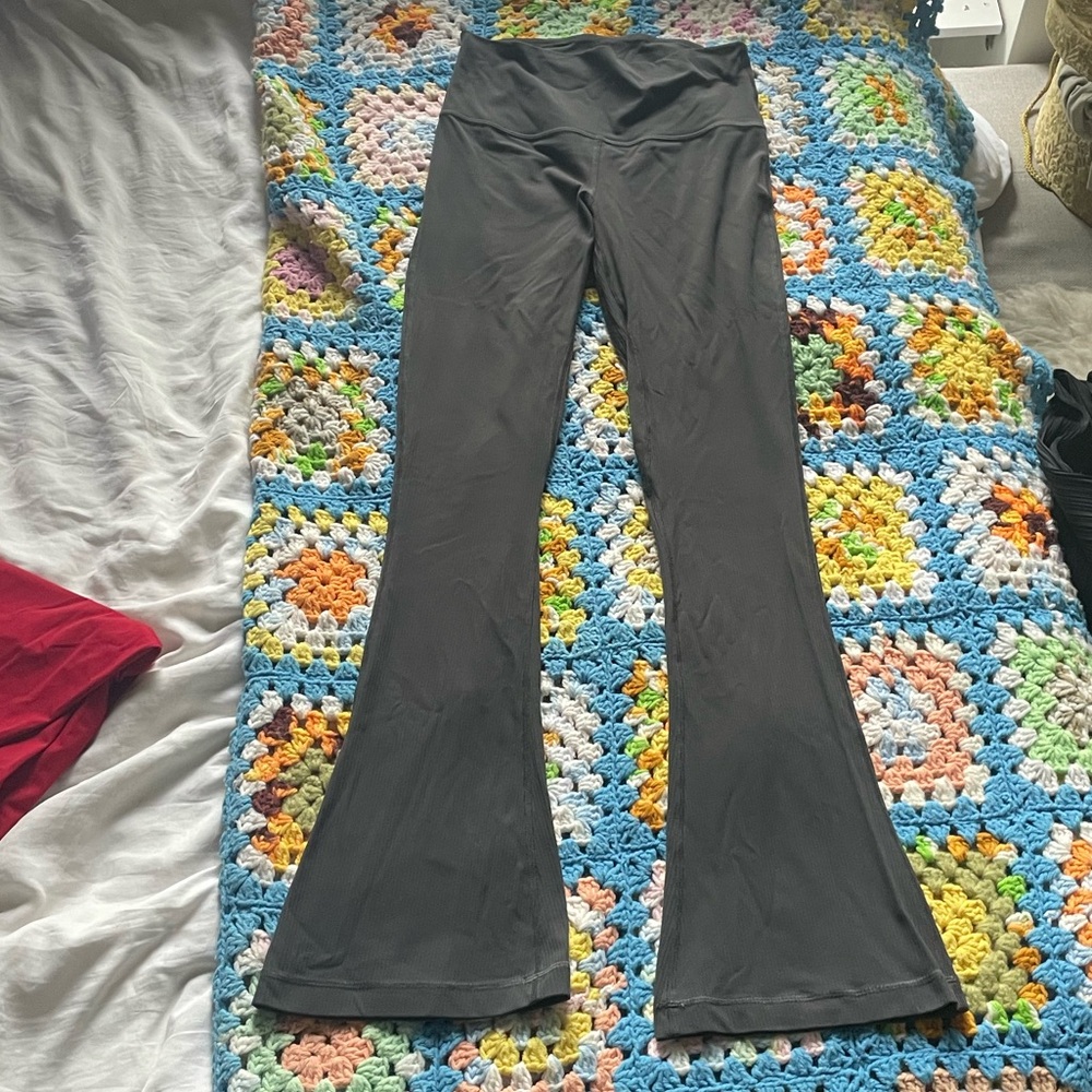 Grey bootcut lululemon leggings